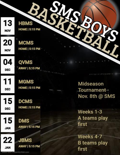 Boys Basketball Schedule